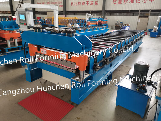 Trapeziumvormige dakpaneel / wandpaneelvormmachine / tegelproductiemachine