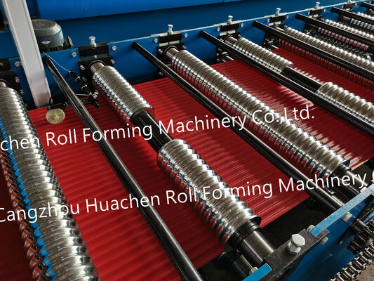 Trapeziumvormige dakpaneel / wandpaneelvormmachine / tegelproductiemachine