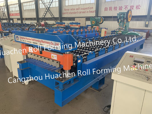 Glazed Tile Roof Sheet Making Metal Roll Forming Machine