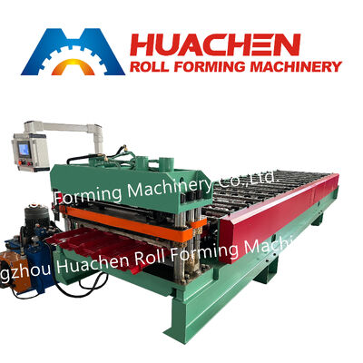 Enkellaags geprofileerde metalen stalen dakpaneelvormmachine