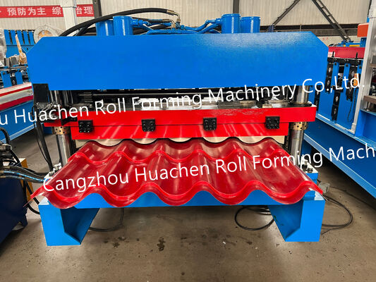 Koelrolvormende machine voor het verkopen van golvende kleuren staal dakplaten