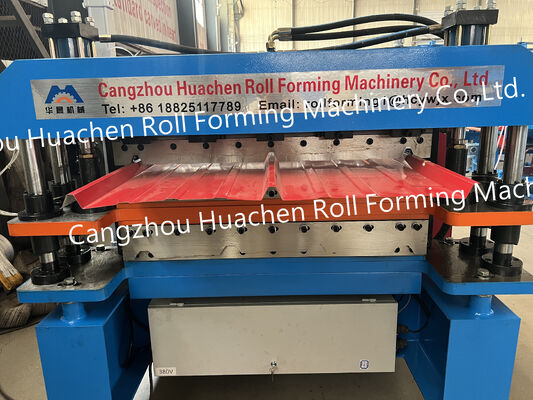 Trapezoidal single-layer and double-layer ceramic tile sheet forming machine