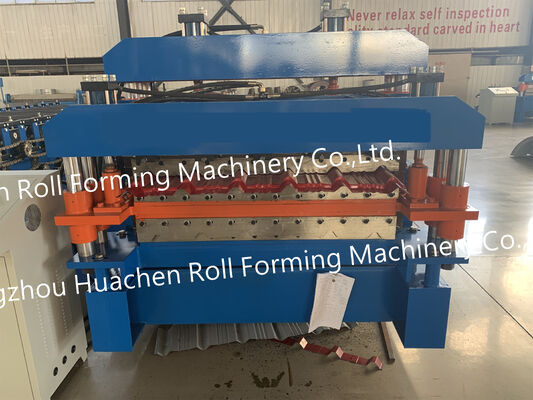 Het Dakwerkbladen die van het metaalstaalbroodje Machine maken Dubbele laag verglaasde tegel die het vormen van machine maken