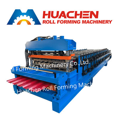 Wavering roll-forming machinery for roof panels and tile floors