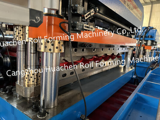 Machines voor de vervaardiging van gewalste geglazuurde glazen tegels van ijzeren platen van kleur - dubbele laagvormende machines