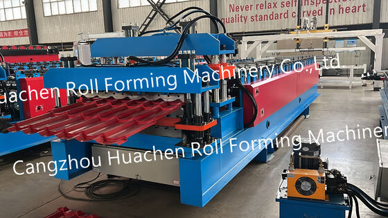 Kolde vormmachine voor het vormen van golvend dak van stalen dakplaten