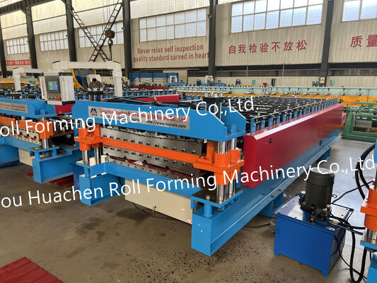Putai Metalen gegolfde dakplaat maken PPGI / PPGL / Gi / GL Zink staal dakplaat rolvormende machine