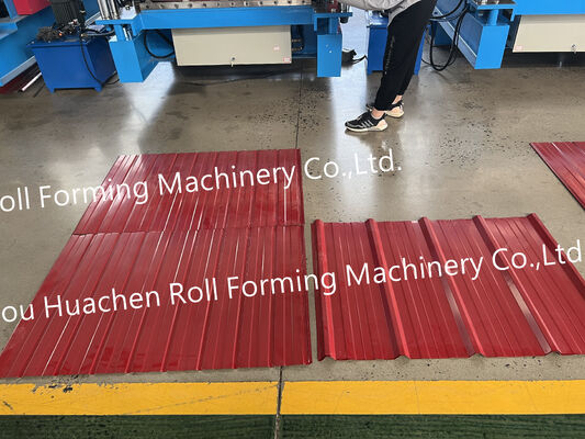 Putai Metalen gegolfde dakplaat maken PPGI / PPGL / Gi / GL Zink staal dakplaat rolvormende machine
