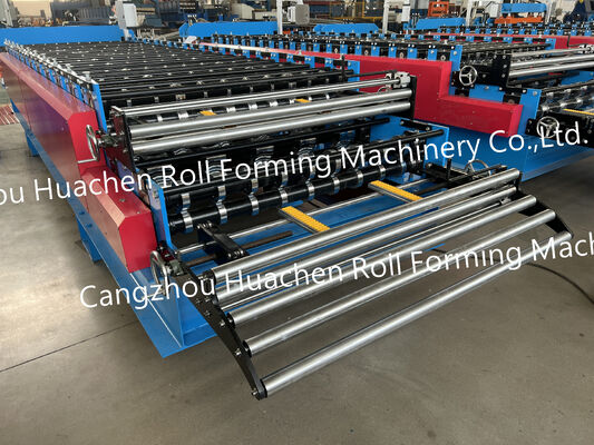 Hoogwaardig multifunctioneel paneel dubbellaags rolvormmachine Zinkdakplaat die machine maakt Dakpaneelmachine