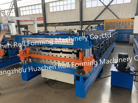Outlet Dubbele laag daktegel rollen vormmachine uit China