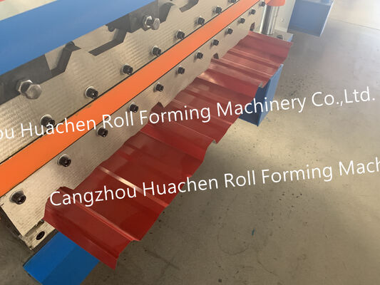 Dimensionaal nauwkeurige geglazuurde tegels aluminium dakbedekking metalen plaat rolvormmachine