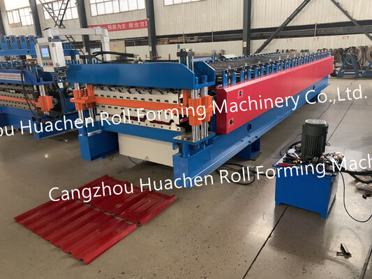 Dimensionaal nauwkeurige geglazuurde tegels aluminium dakbedekking metalen plaat rolvormmachine