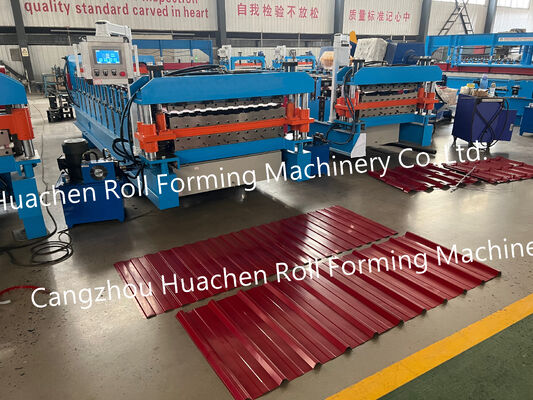 Hoogwaardige en frequente automatische dakkleur staalplaat metalen rolvormende machine