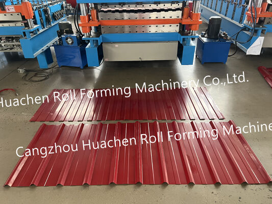 Hoogwaardige en frequente automatische dakkleur staalplaat metalen rolvormende machine