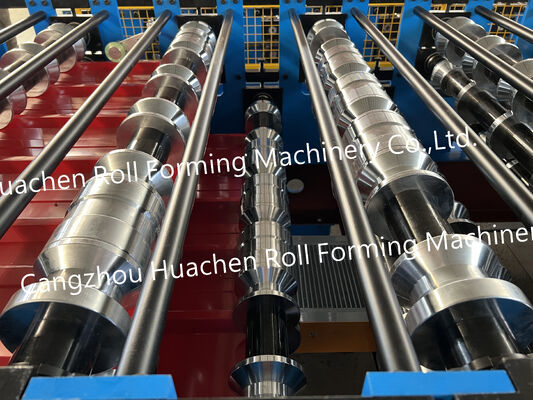 Aluminium gegolfde dakplaat rollen vormen machine Automatische lijn