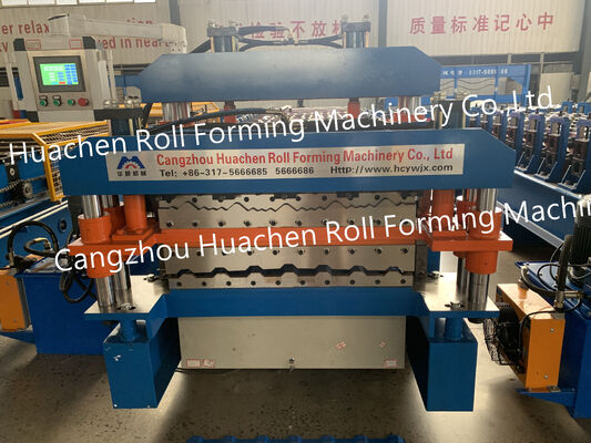 Rolvormmachine voor dakplaten / Dakpanvormmachine