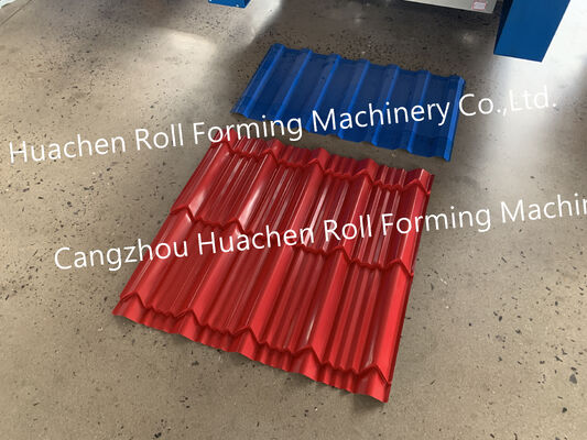 Rolvormmachine voor dakplaten / Dakpanvormmachine
