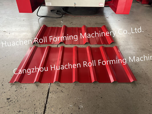 Volledig automatische trapeziumvormige dakplaat rollvormende machine voor metalen dakpanelen
