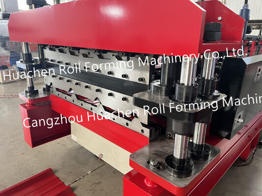 Volledig automatische trapeziumvormige dakplaat rollvormende machine voor metalen dakpanelen
