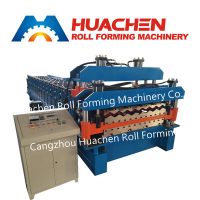 Chinese fabriek gegolfde metalen dakpaneel plaatvormende machine