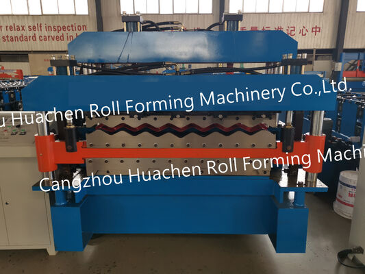 Chinese fabriek gegolfde metalen dakpaneel plaatvormende machine