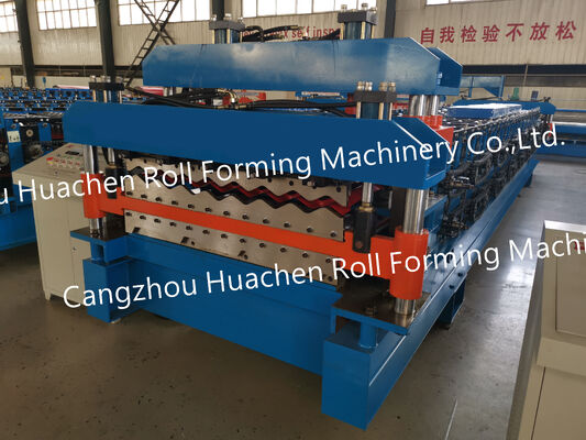 Chinese fabriek gegolfde metalen dakpaneel plaatvormende machine