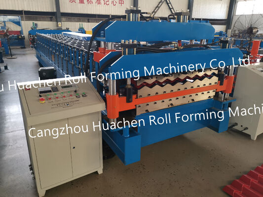 Chinese fabriek gegolfde metalen dakpaneel plaatvormende machine