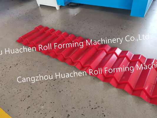 Chinese fabriek gegolfde metalen dakpaneel plaatvormende machine