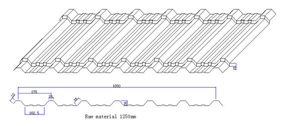 de Fasen van 380v 50hz 3 walsen het Vormen van Machine/Machines voor Dakblad koud