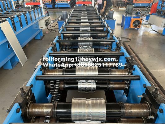 14 Rollerstations Wall Sheet Roll Forming Machine Keten aandrijving