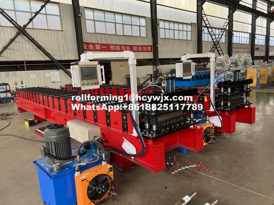 15m/min snelheid gegolfde plaatmachine Omron Encoder betrouwbare prestaties