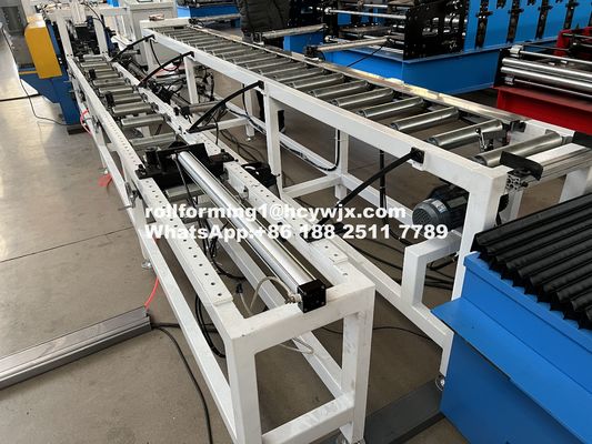 14 Stations Racking Beams Roll Forming Machine Line Met Stand Type Structure