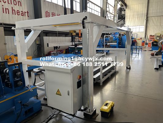 14 Stations Racking Beams Roll Forming Machine Line Met Stand Type Structure
