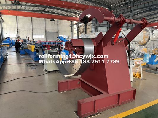 Standaard Type Double C C Clamping Beam Machine Line Met 80 mm Roller Shaft Diameter En 14 Stations