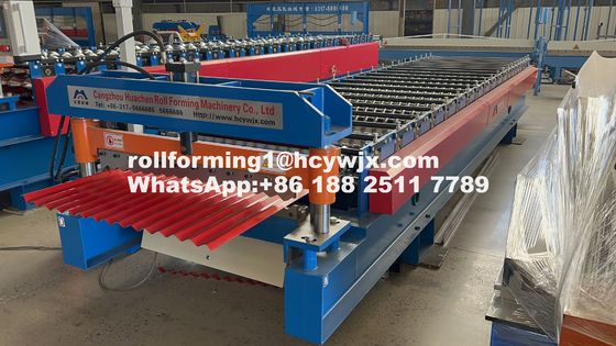 45# Stalen rollen gegolfde rollenvormende machine 15-20m/min Vormingssnelheid