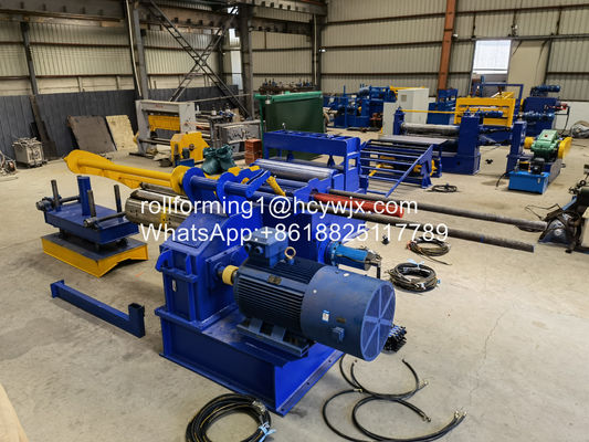 GI/PPGI Snijlijn Met Recoiler 0,12-5 m/min Materiaaldikte