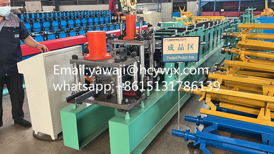 PLC-besturing C-purlin rollenvormende machine met 14-18 rollenstations