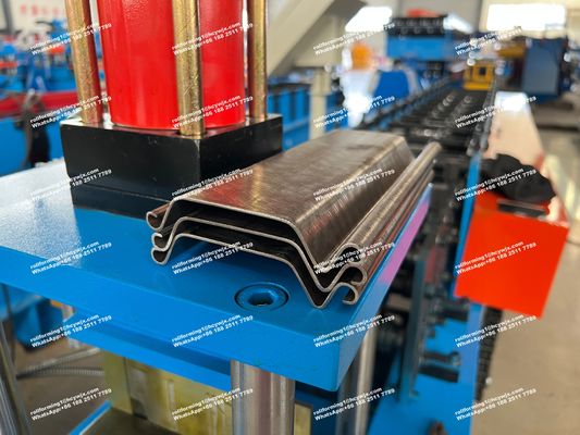 Op maat gemaakte stalen rolluik deur rolvormende machine met 14 stations