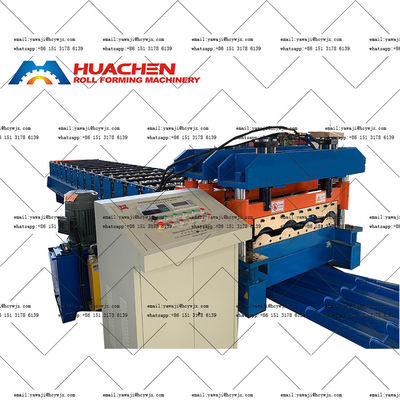 0.3-0.6 mm Materiaaldikte Wand daktegel rollenvormende machines met een asdiameter van 70 mm