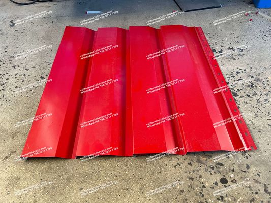 Hoog efficiënte wandpaneel rollen vormmachine met CE, PLC-besturing