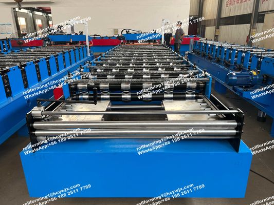 1250 mm gegalvaniseerde plaat metalen rollen vormen machines 5,5 kW Vermogen