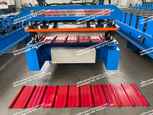 Ethiopië 600 PLC Besturingssysteem Dakplaat Machine IJzer Rolmachine