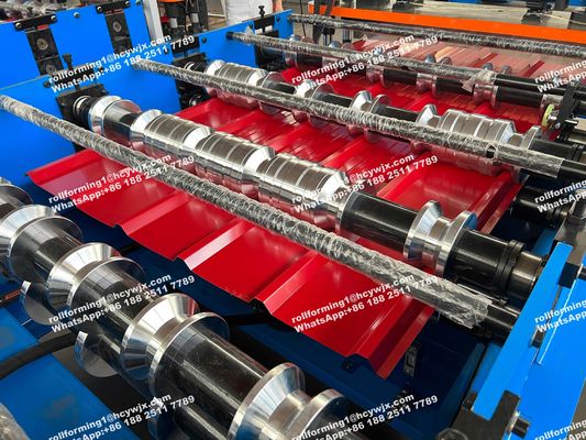 Ethiopië 600 PLC Besturingssysteem Dakplaat Machine IJzer Rolmachine