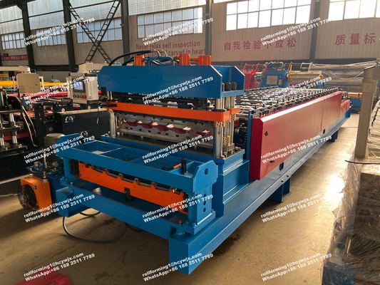 Doppellagig rollenvormende machine voor metalen dakwandpanelen Bosnië en Herzegovina