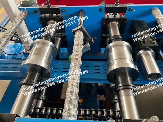 PLC-gestuurde, gekleurde spandrel wandpaneel rolvormmachine met 0,3-0,6 mm dikte en 15 rollenrijen