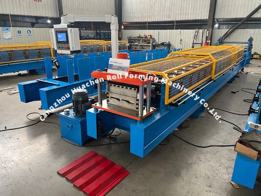 Kleuren staalplaat dakwandpaneel rolvormende machine