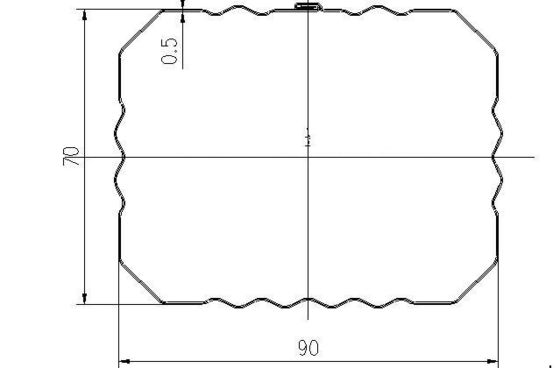 Gootbroodje die machine/Vierkante Typedownpipe vormen die Machine/downspout staal squar buis vormen die machine maken