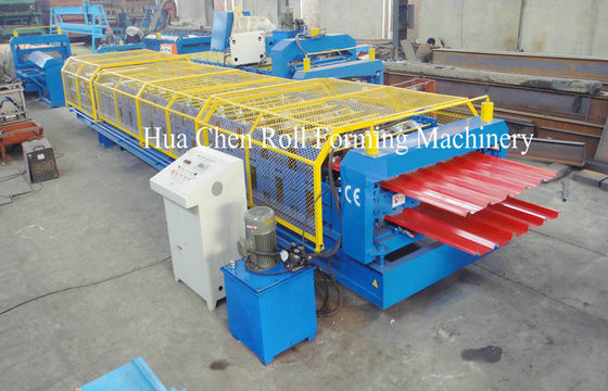 Het vormen van de Schachtdiameter 76mm van de Snelheids 8-12m/Min Double Layer Roof Forming Machine