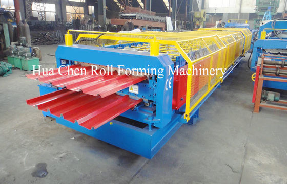 Het vormen van de Schachtdiameter 76mm van de Snelheids 8-12m/Min Double Layer Roof Forming Machine