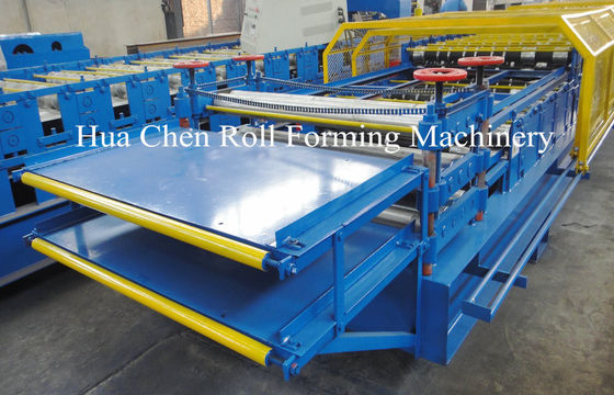 Het vormen van de Schachtdiameter 76mm van de Snelheids 8-12m/Min Double Layer Roof Forming Machine